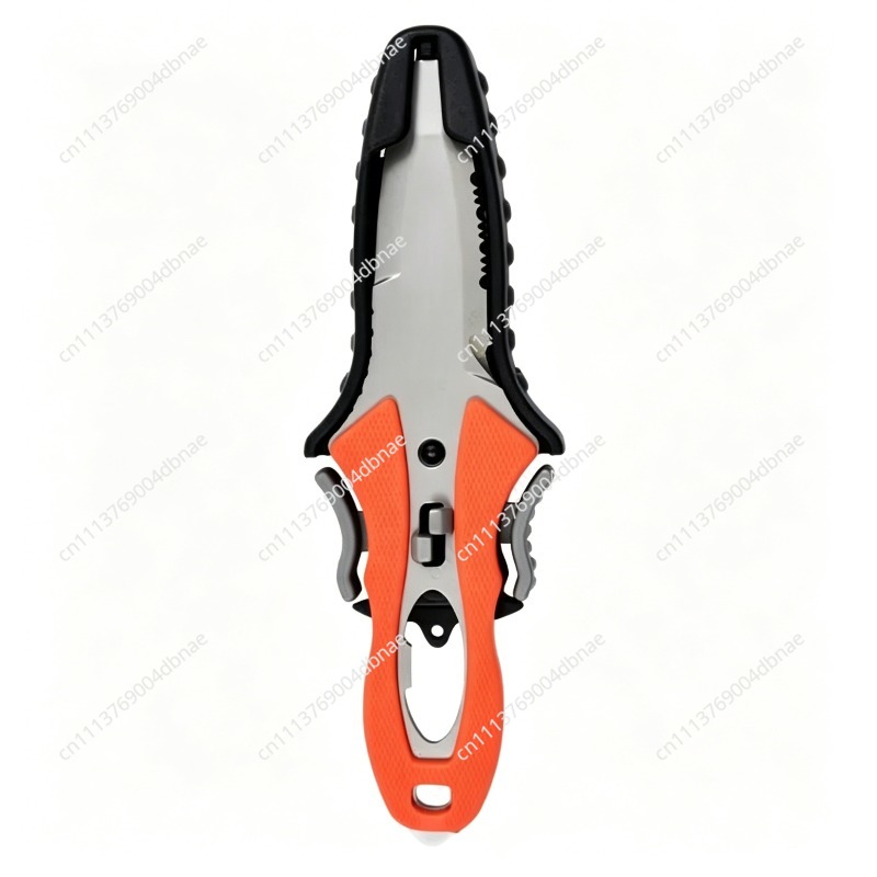 Dive Knife Titanium - Tagliacorda da Esterno Placcato in Titanio,