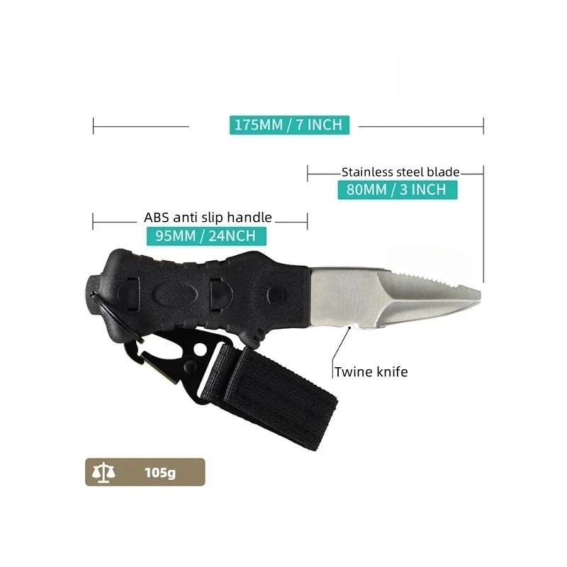 Coltello da salvataggio in acq - Dive Knife Titanium recensione e prezzo